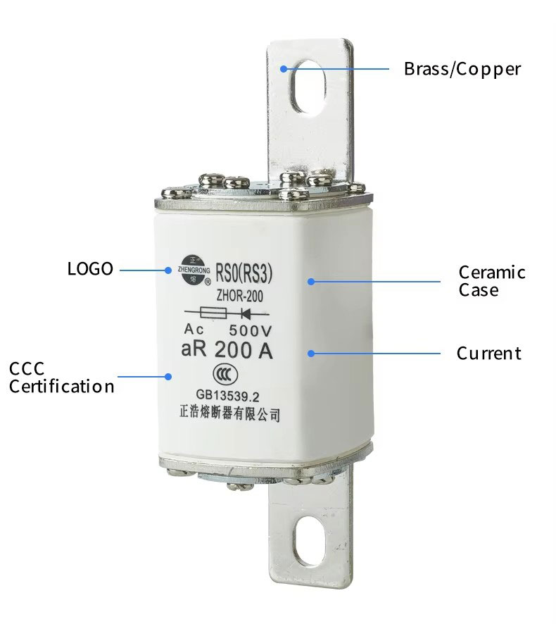 1000A 500V Square Bolted Fuse