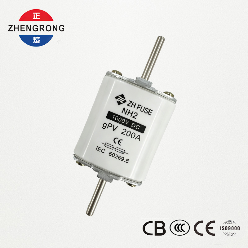 NH2 200A 1000V DC gPV ఫోటోవోల్టాయిక్ ఫ్యూజ్ లింక్ - IEC 60269.6 ధృవీకరించబడింది