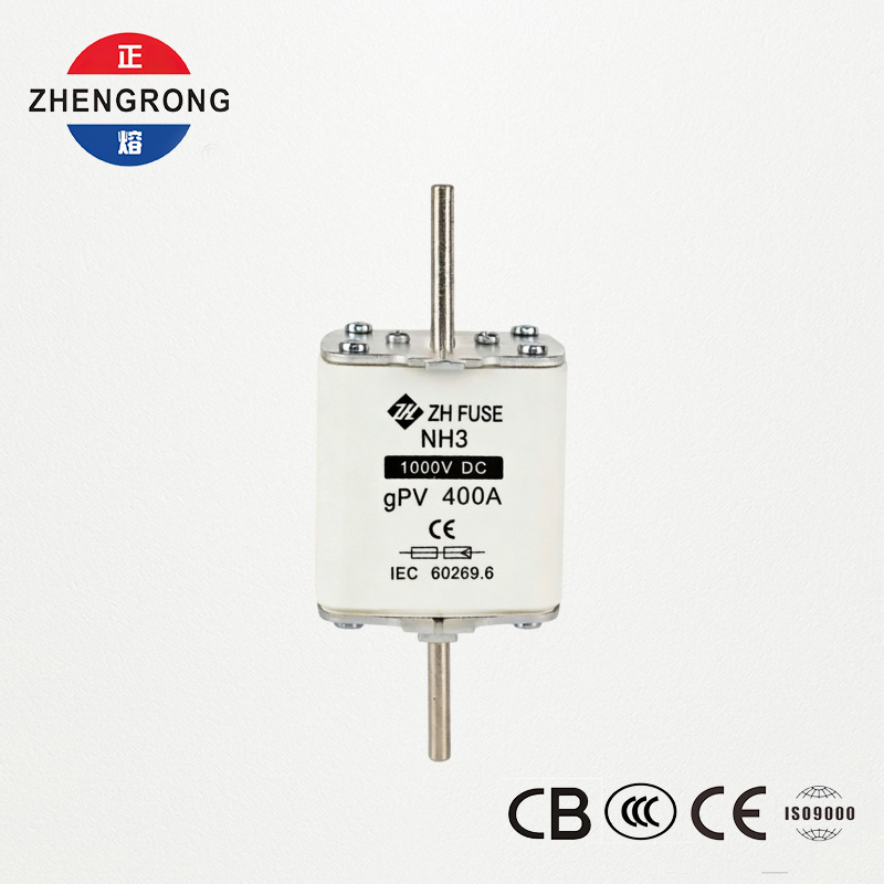 సౌర PV సిస్టమ్స్ కోసం NH3 1000V DC 400A gPV ఫ్యూజ్