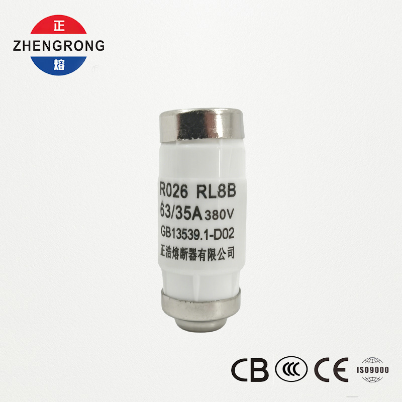 RL8B R026 35A 380V D02 స్థూపాకార ఫ్యూజ్