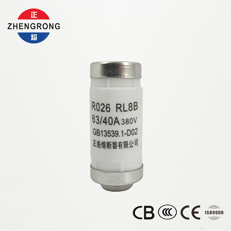 RL8B R026 40A 380V D02 స్థూపాకార ఫ్యూజ్