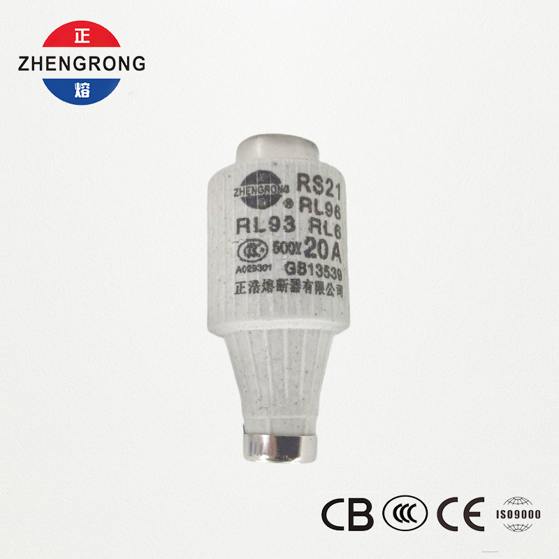 RS21 20A 500V ఫాస్ట్-యాక్టింగ్ స్క్రూ-టైప్ ఫ్యూజ్