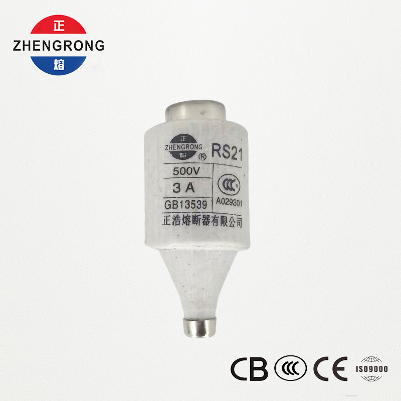 RS21 3A 500V ఫాస్ట్-యాక్టింగ్ స్క్రూ-టైప్ ఫ్యూజ్