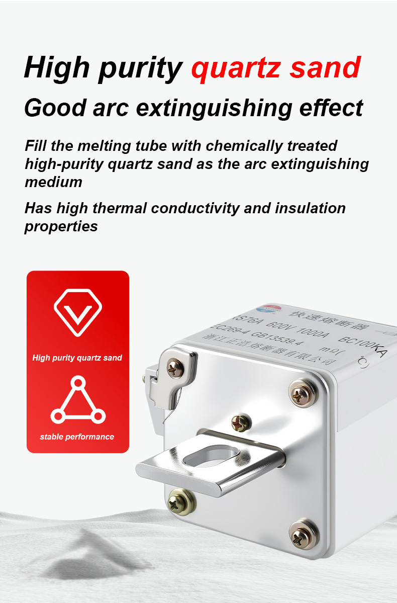 RS76A 600V 100A BC100KA ఫ్యూజ్ లింకులు