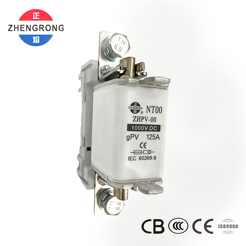ZHPV-00 125A 1000V DC ఫోటోవోల్టాయిక్ ప్రొటెక్షన్ ఫ్యూజ్ - CE సర్టిఫైడ్